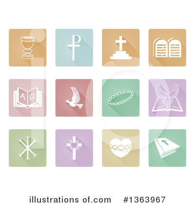 Christian Icons Clipart #1363967 by AtStockIllustration