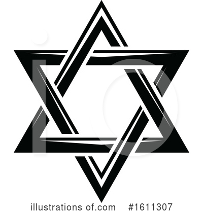 Star Of David Clipart #1611307 by Vector Tradition SM