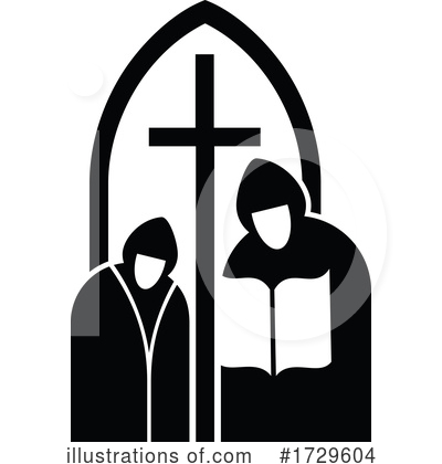 Priest Clipart #1729604 by Vector Tradition SM