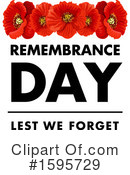 Remembrance Day Clipart #1595729 by Vector Tradition SM