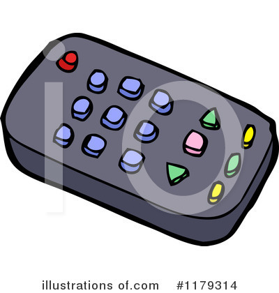 Royalty-Free (RF) Remote Clipart Illustration by lineartestpilot - Stock Sample #1179314