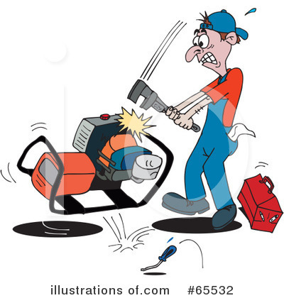 Royalty-Free (RF) Repair Clipart Illustration by Dennis Holmes Designs - Stock Sample #65532