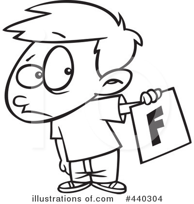 Royalty-Free (RF) Report Card Clipart Illustration by toonaday - Stock Sample #440304
