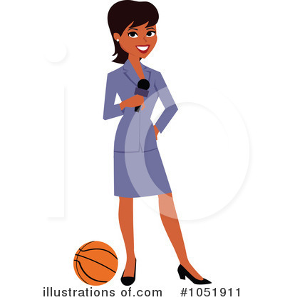 Royalty-Free (RF) Reporter Clipart Illustration by Monica - Stock Sample #1051911