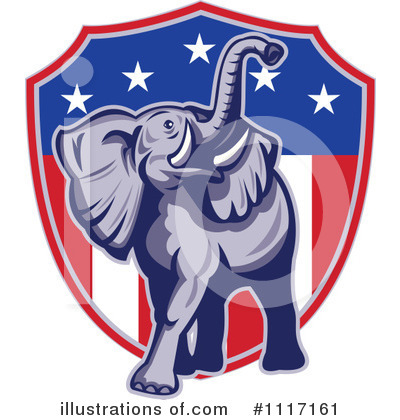 Royalty-Free (RF) Republican Clipart Illustration by patrimonio - Stock Sample #1117161