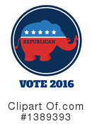 Republican Elephant Clipart #1389393 by Hit Toon