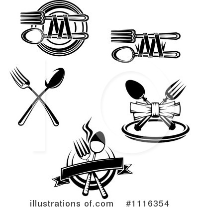 Cutlery Clipart #1116354 by Vector Tradition SM