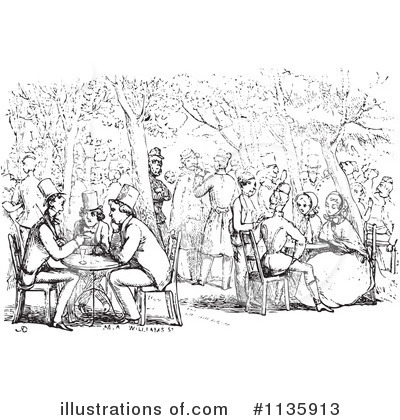 Royalty-Free (RF) Restaurant Clipart Illustration by Picsburg - Stock Sample #1135913