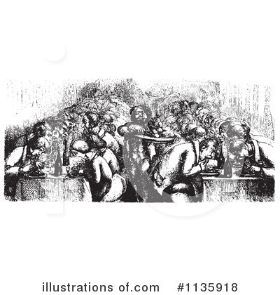 Royalty-Free (RF) Restaurant Clipart Illustration by Picsburg - Stock Sample #1135918