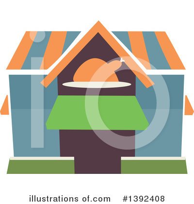 Royalty-Free (RF) Restaurant Clipart Illustration by BNP Design Studio - Stock Sample #1392408