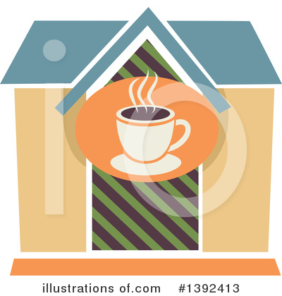 Coffee House Clipart #1392413 by BNP Design Studio