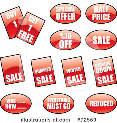 Royalty-Free (RF) Retail Clipart Illustration by cidepix - Stock Sample #72569