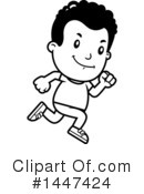 Retro Black Boy Clipart #1447424 by Cory Thoman