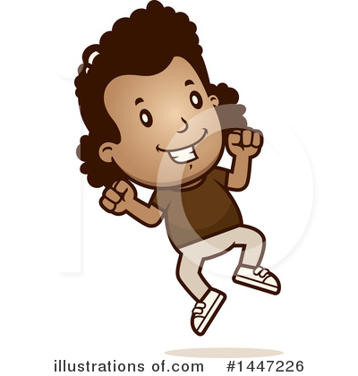 Royalty-Free (RF) Retro Black Girl Clipart Illustration by Cory Thoman - Stock Sample #1447226