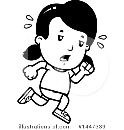 Royalty-Free (RF) Retro Girl Clipart Illustration by Cory Thoman - Stock Sample #1447339
