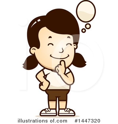 Royalty-Free (RF) Retro White Girl Clipart Illustration by Cory Thoman - Stock Sample #1447320