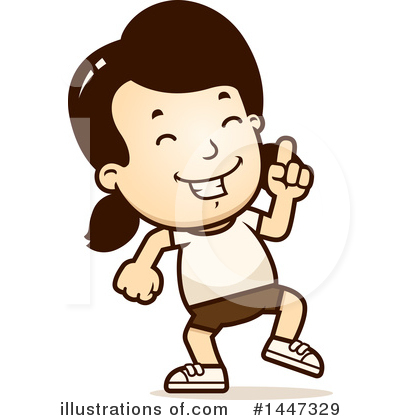 White Girl Clipart #1447329 by Cory Thoman