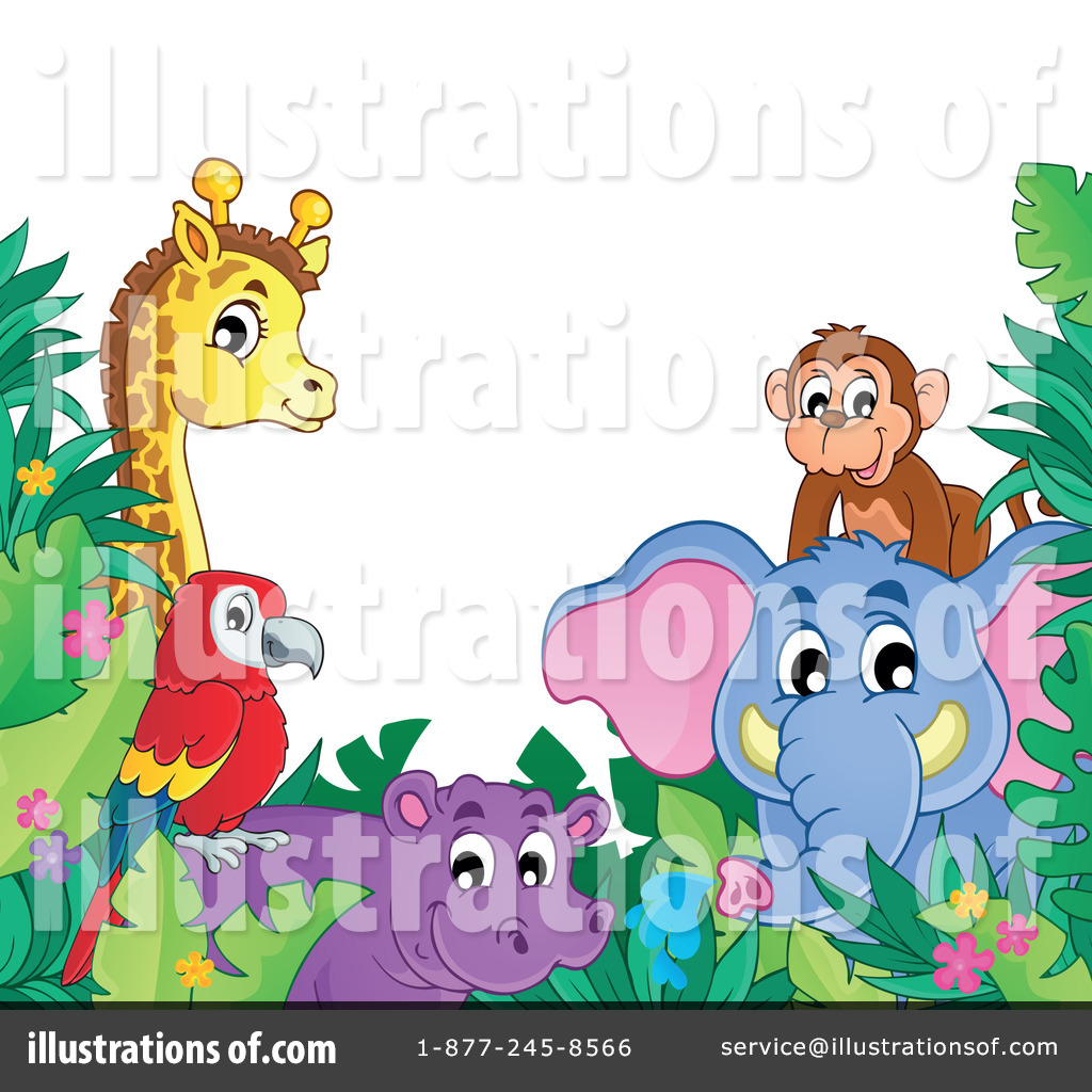 African Animals Clipart #1270172 - Illustration by visekart