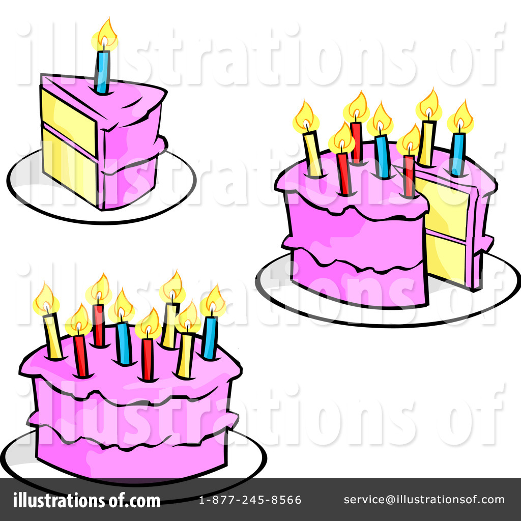Birthday Cake Clipart #1106535 - Illustration by Cartoon Solutions
