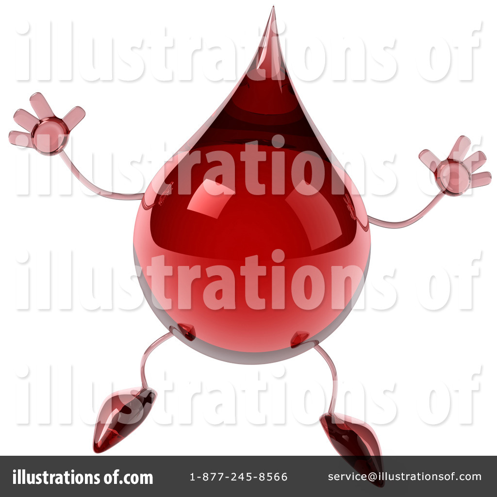 Blood Drop Clipart #1052020 - Illustration by Julos