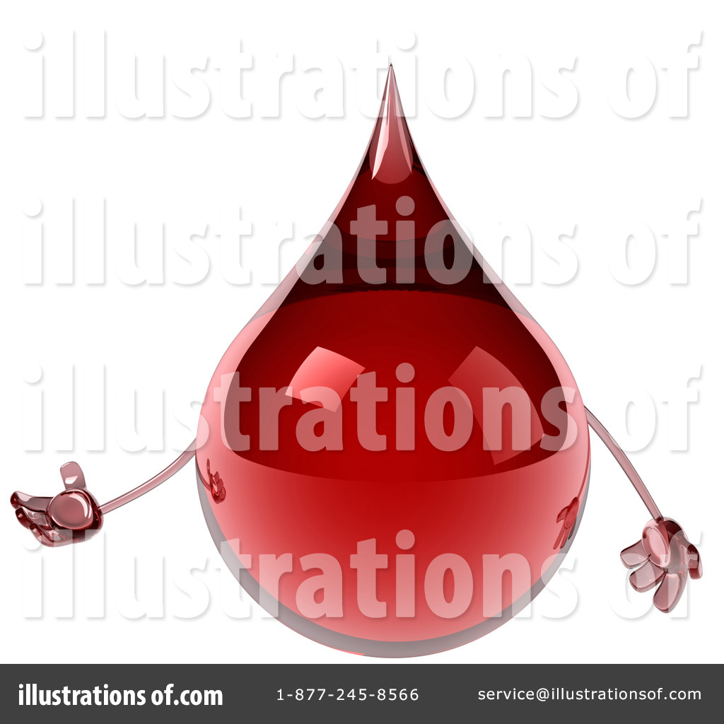 Blood Drop Clipart #1111366 - Illustration by Julos