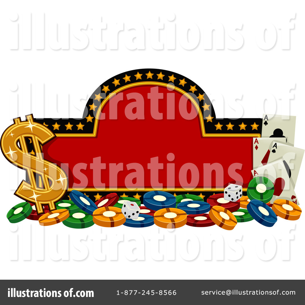 Clipart of a Red Arched Casino Sign with a Border of Stars - Royalty Free  Vector Illustration by BNP Design Studio #1279119