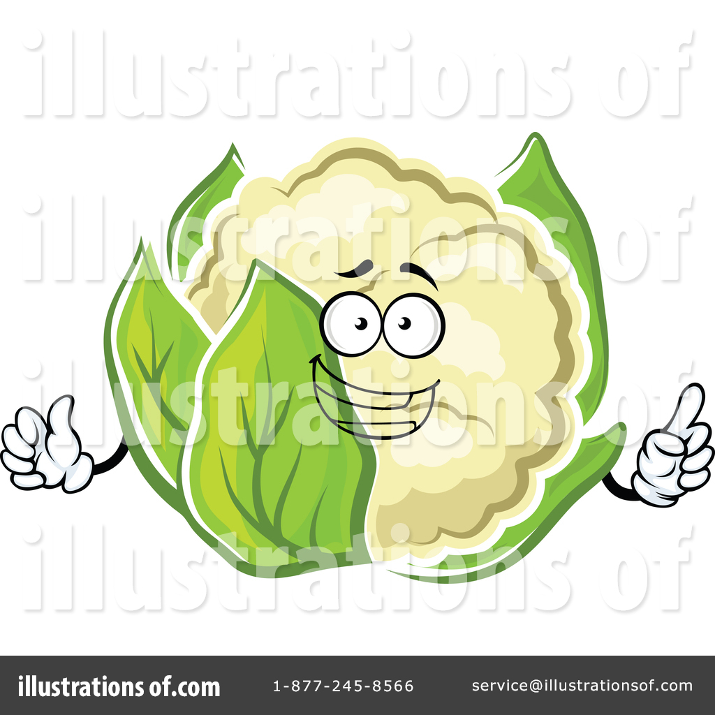 Cauliflower Clipart #1336088 - Illustration by Vector Tradition SM
