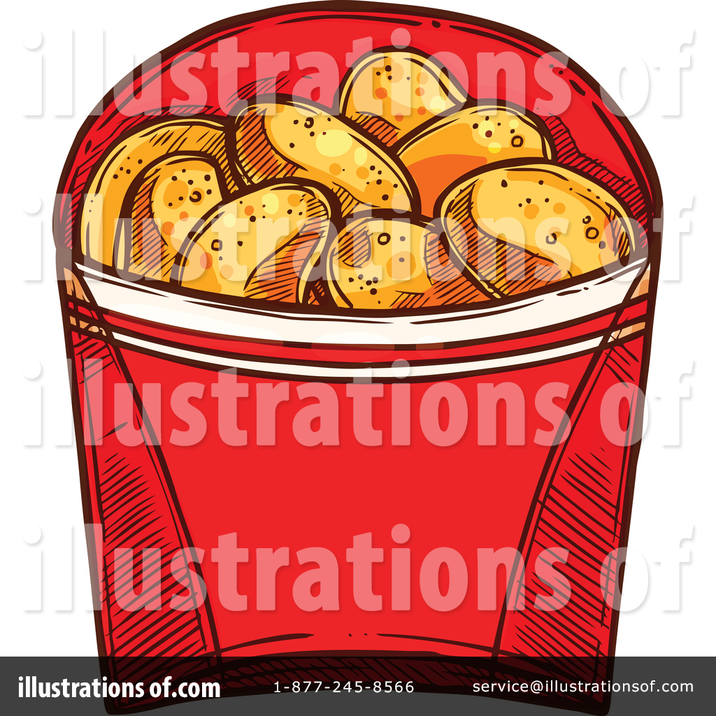 Chicken Nuggets Clipart #1445246 - Illustration by Vector Tradition SM
