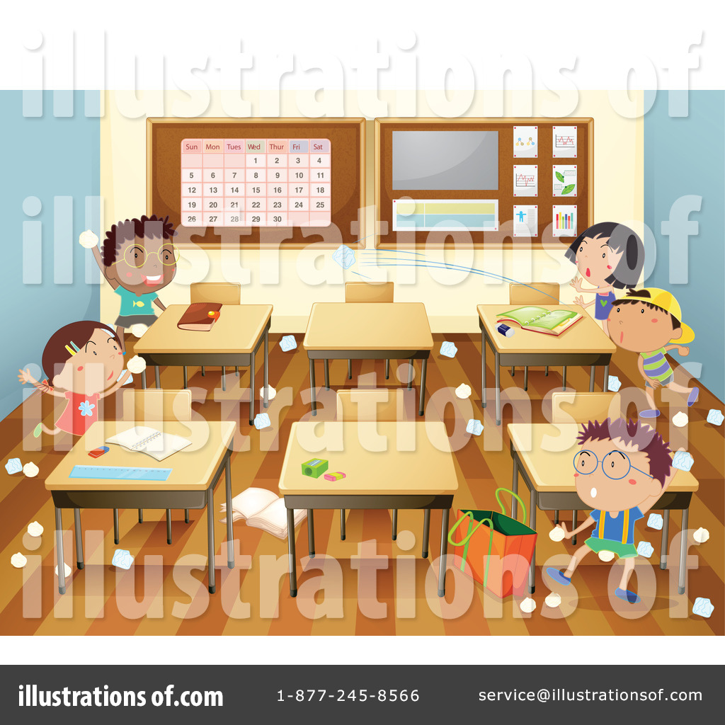 Classroom Clipart #1140729 - Illustration by Graphics RF