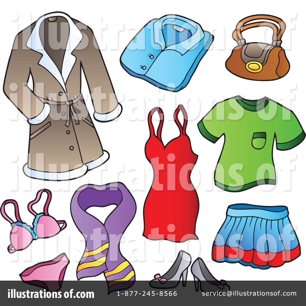 Clothes Clipart #1050768 - Illustration by visekart