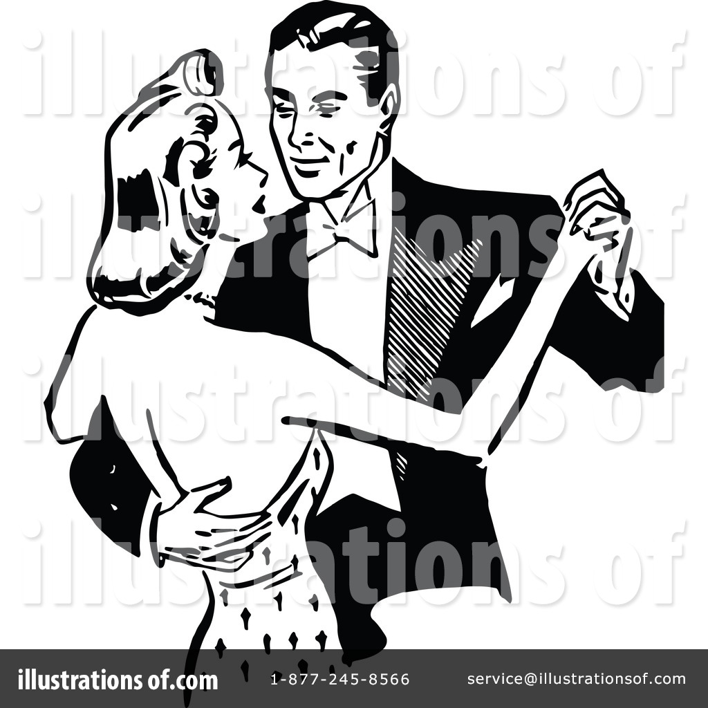 Dancing Clipart #1113733 - Illustration by Prawny Vintage