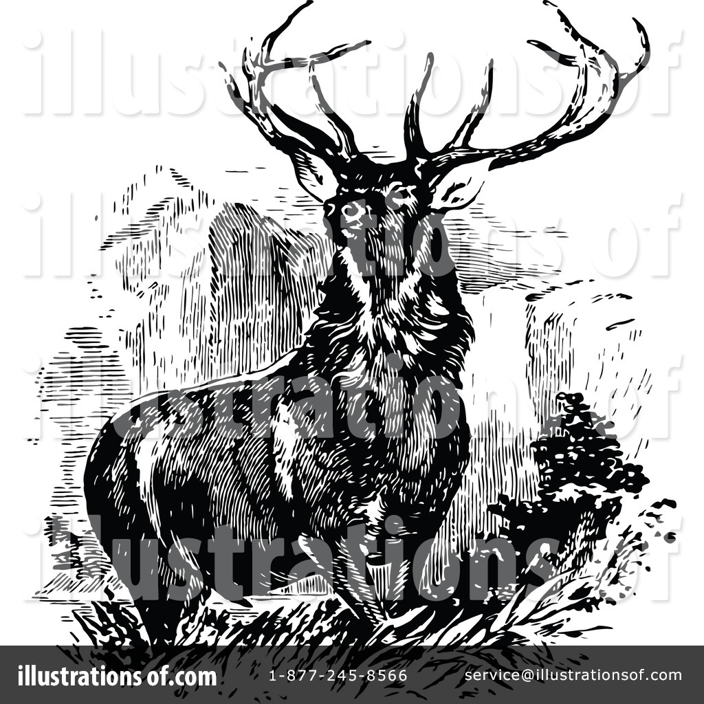 vintage deer clip art - photo #19