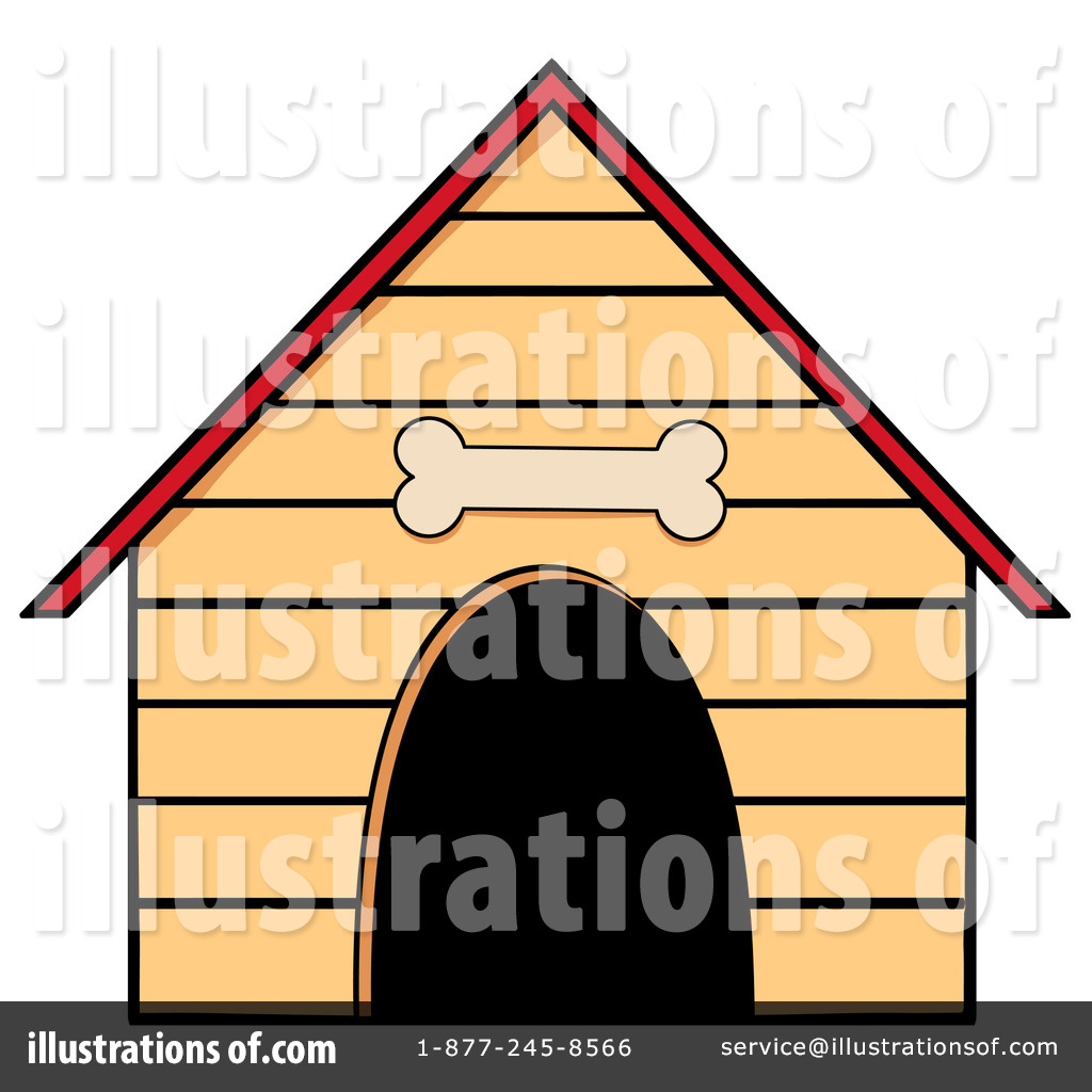 Dog House Clipart #1097123 - Illustration by Hit Toon