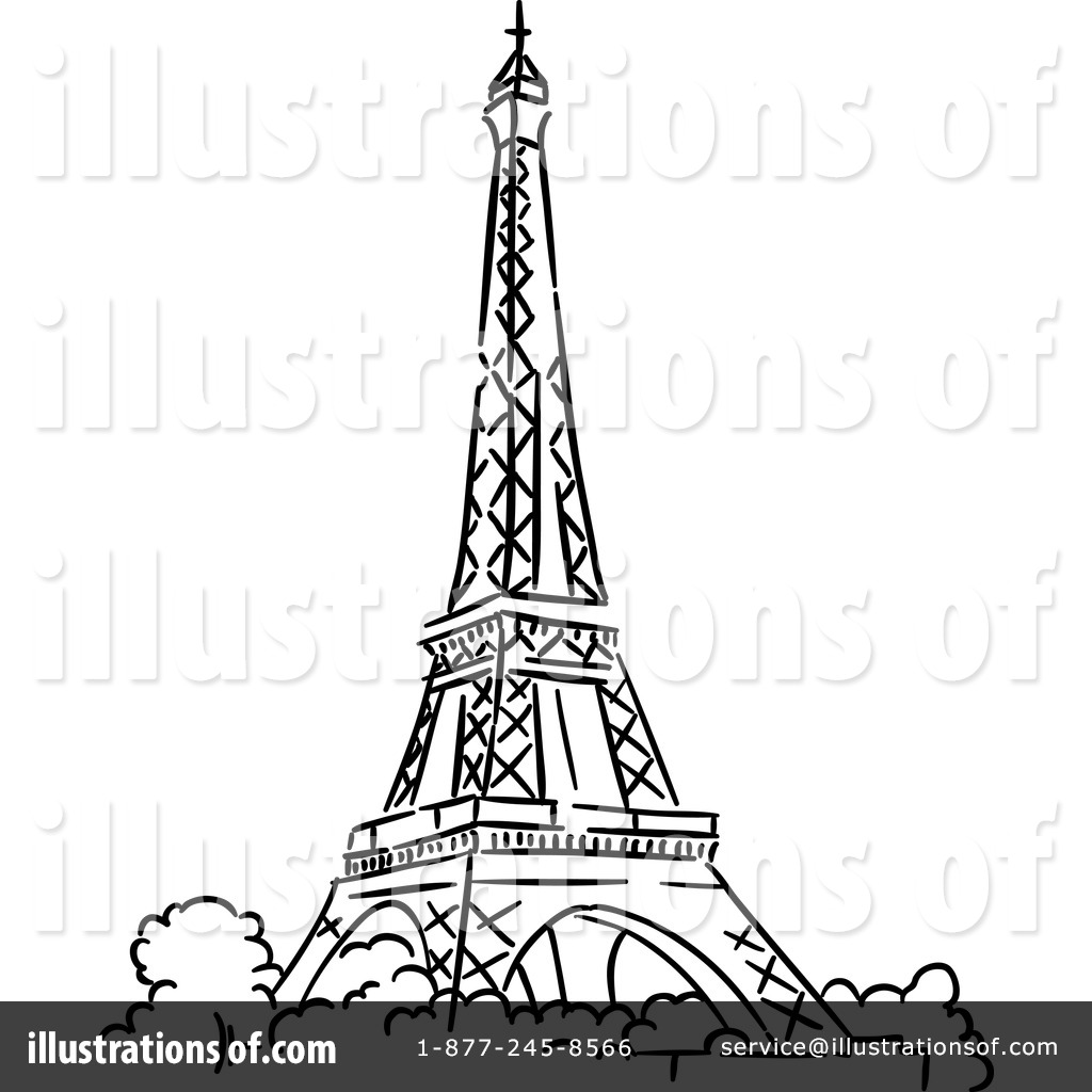 eiffel tower clip art vector free - photo #37