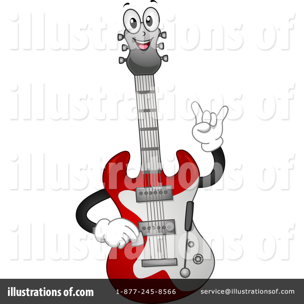Electric Guitar Clipart #1145335 - Illustration by BNP Design Studio