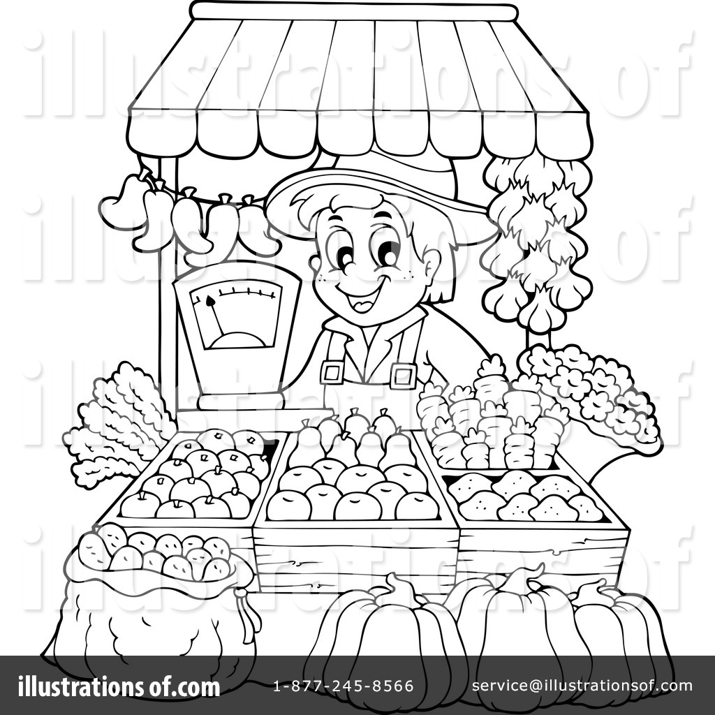 farmers-market-coloring-page-273-dxf-include