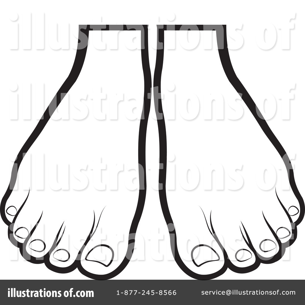 Feet Clipart 1146472 Illustration By Lal Perera