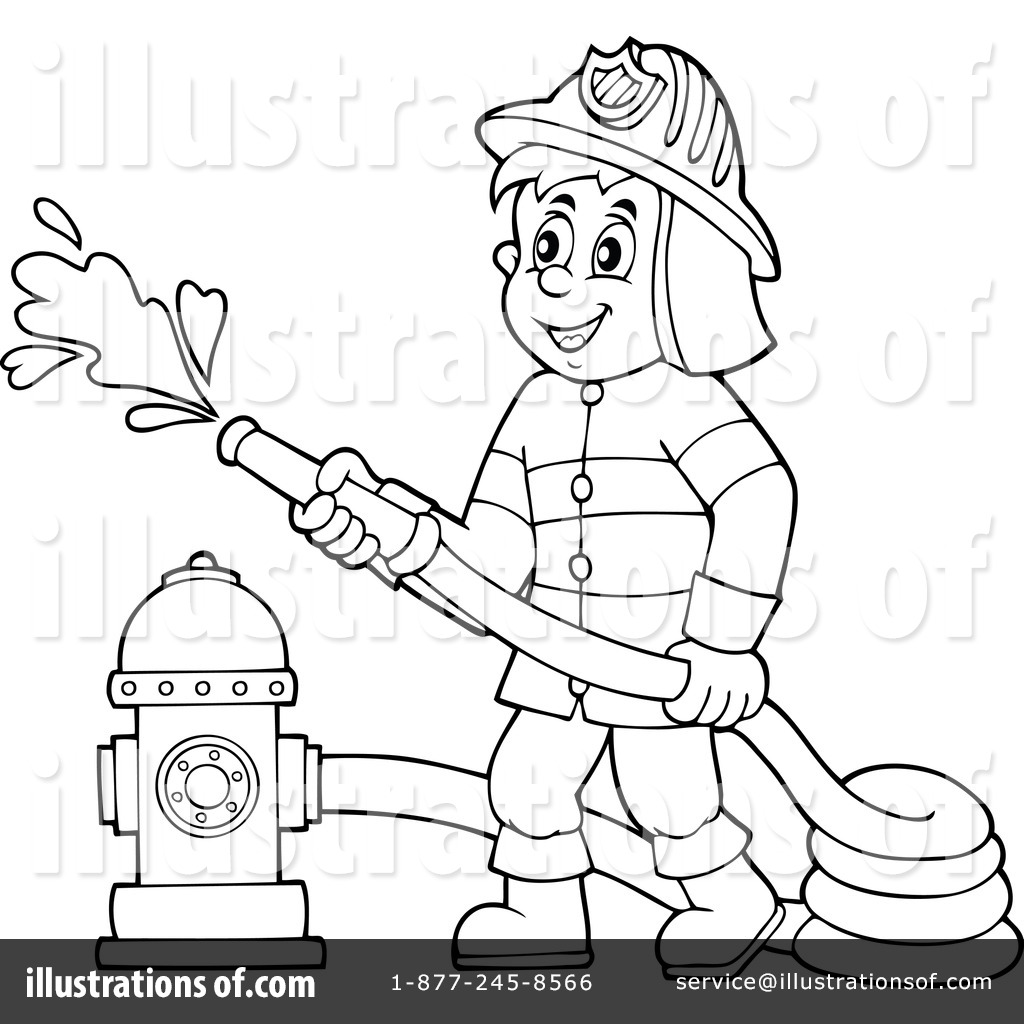 Fireman Clipart 1315428 Illustration By Visekart You can use these free fireman clipart black and white for your websites, documents or presentations. fireman clipart 1315428 illustration