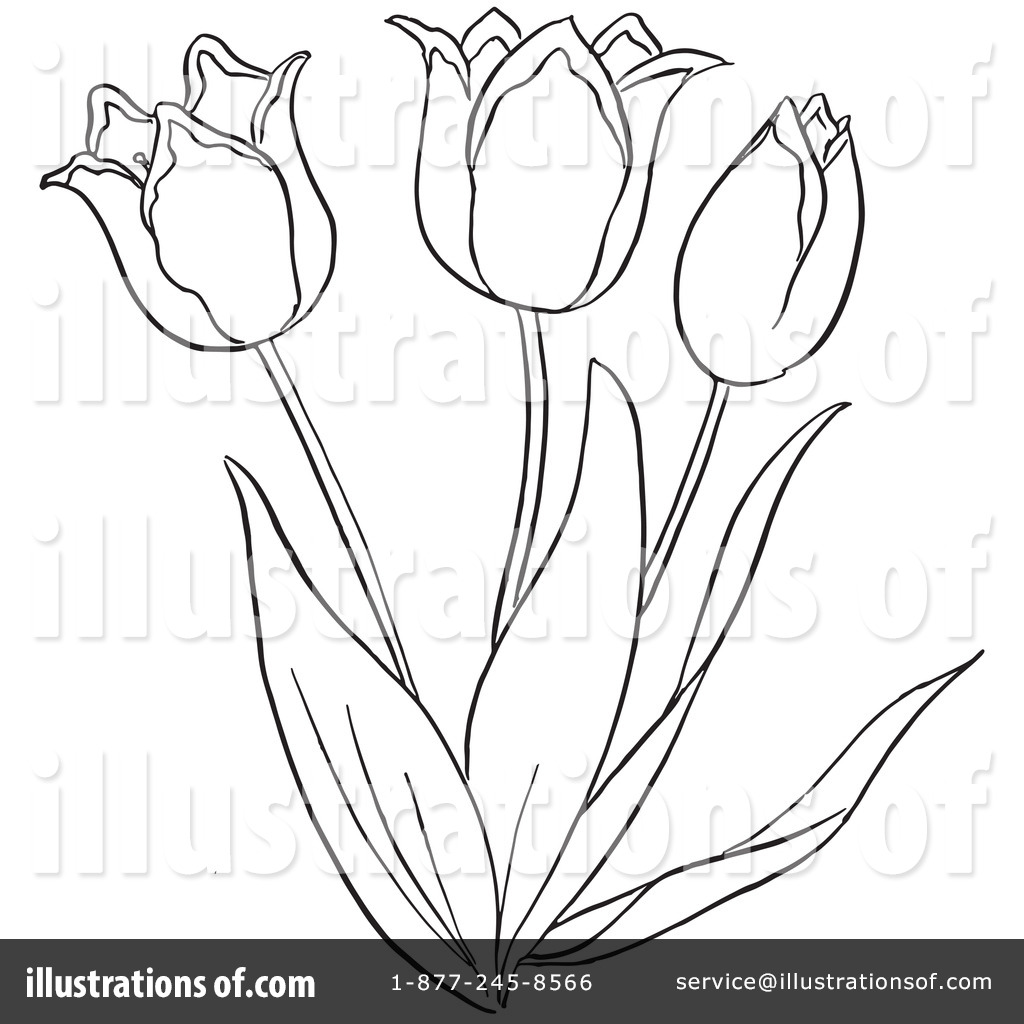 Flowers Clipart #1129262 - Illustration by Picsburg