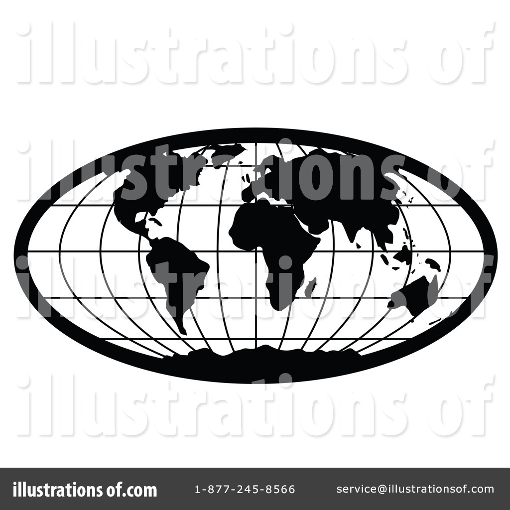 Globe Clipart #89898 - Illustration by BestVector