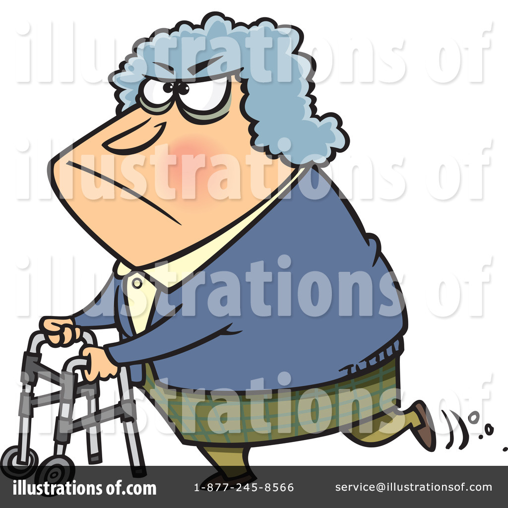 Granny Clipart #1082962 - Illustration by toonaday
