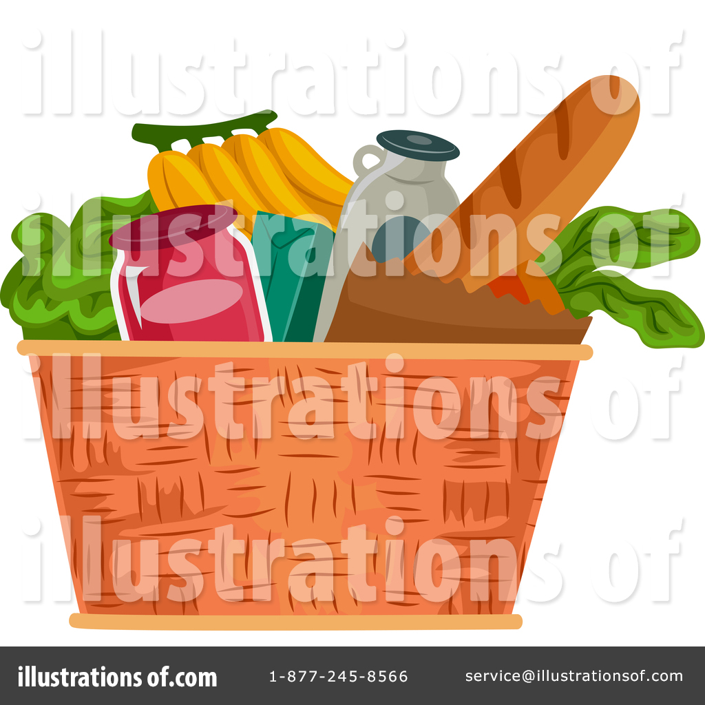 Groceries Clipart #1346884 - Illustration by BNP Design Studio