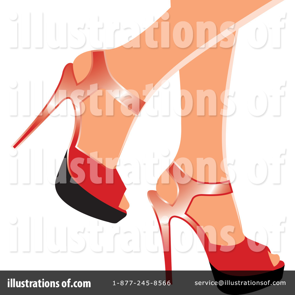 Heels Clipart #1186223 - Illustration by Lal Perera