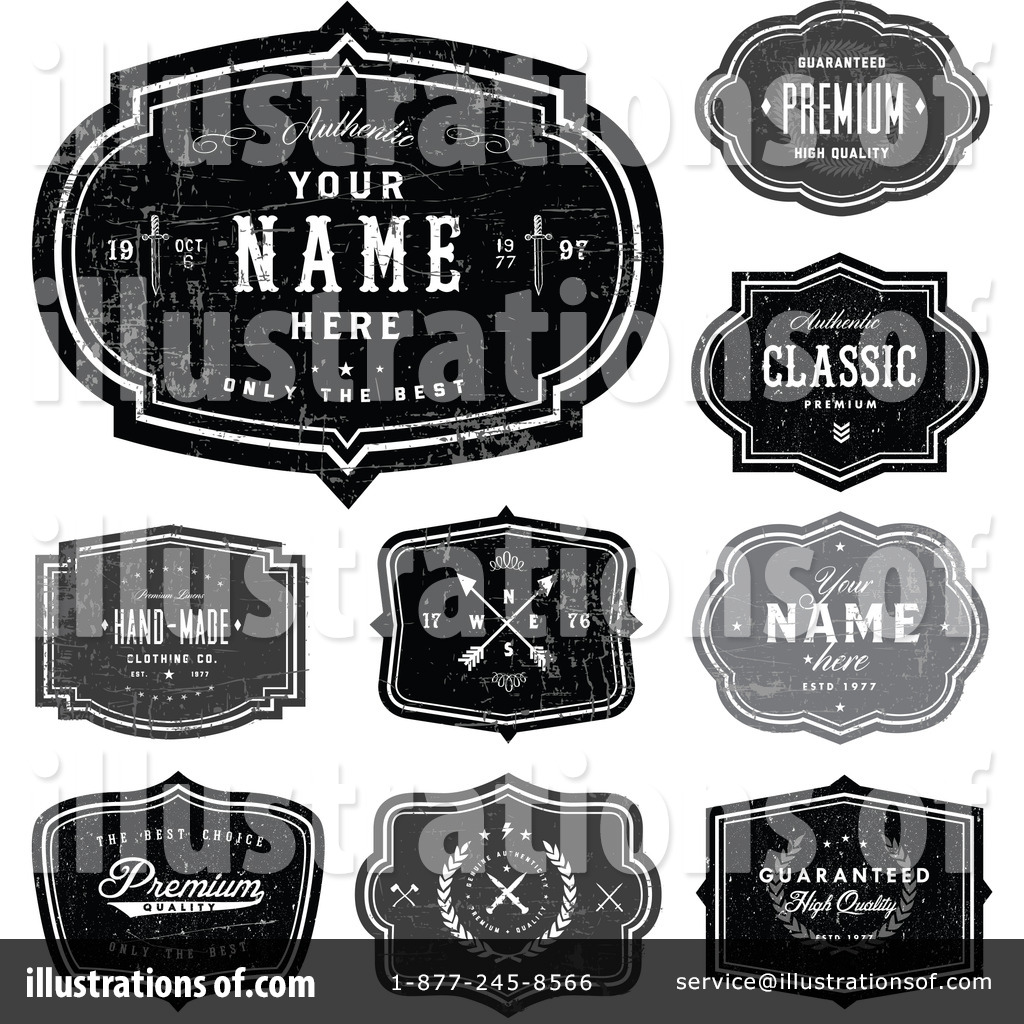 Label Clipart #1231230 - Illustration by BestVector