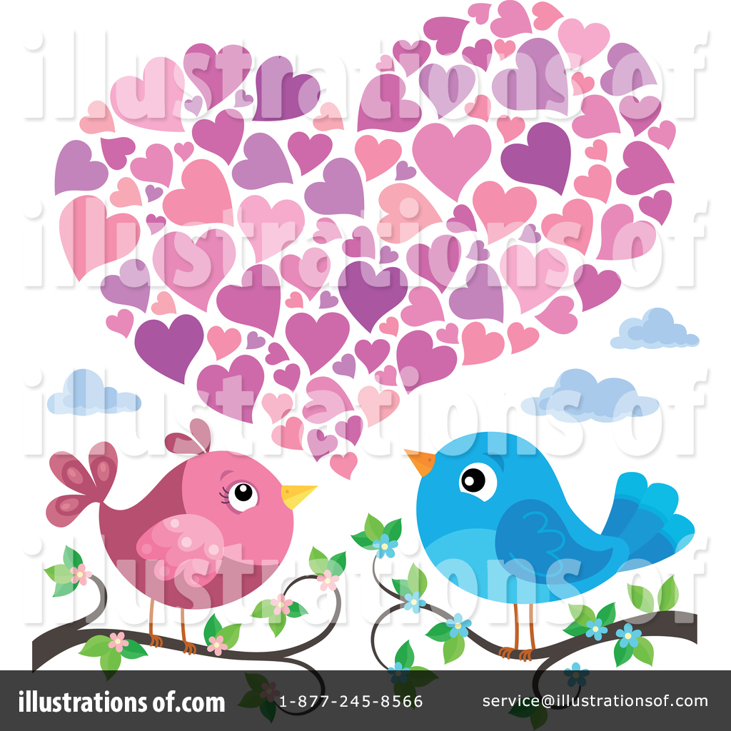 Love Birds Clipart 1445971 Illustration By Visekart,Cats In Heat Sound