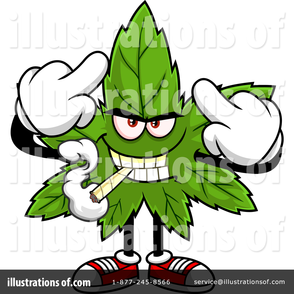Marijuana Clipart #1744648 - Illustration by Hit Toon