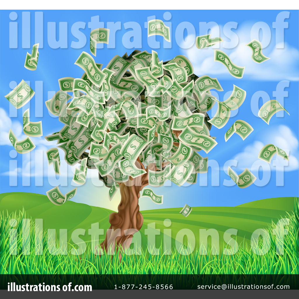 Money Tree Clipart #1182033 - Illustration by AtStockIllustration