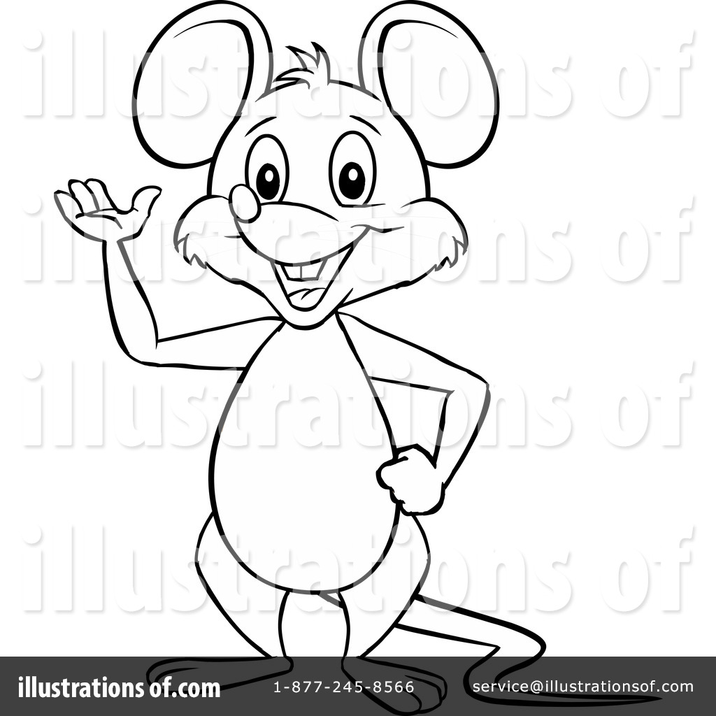 black and white mouse clipart free - photo #42