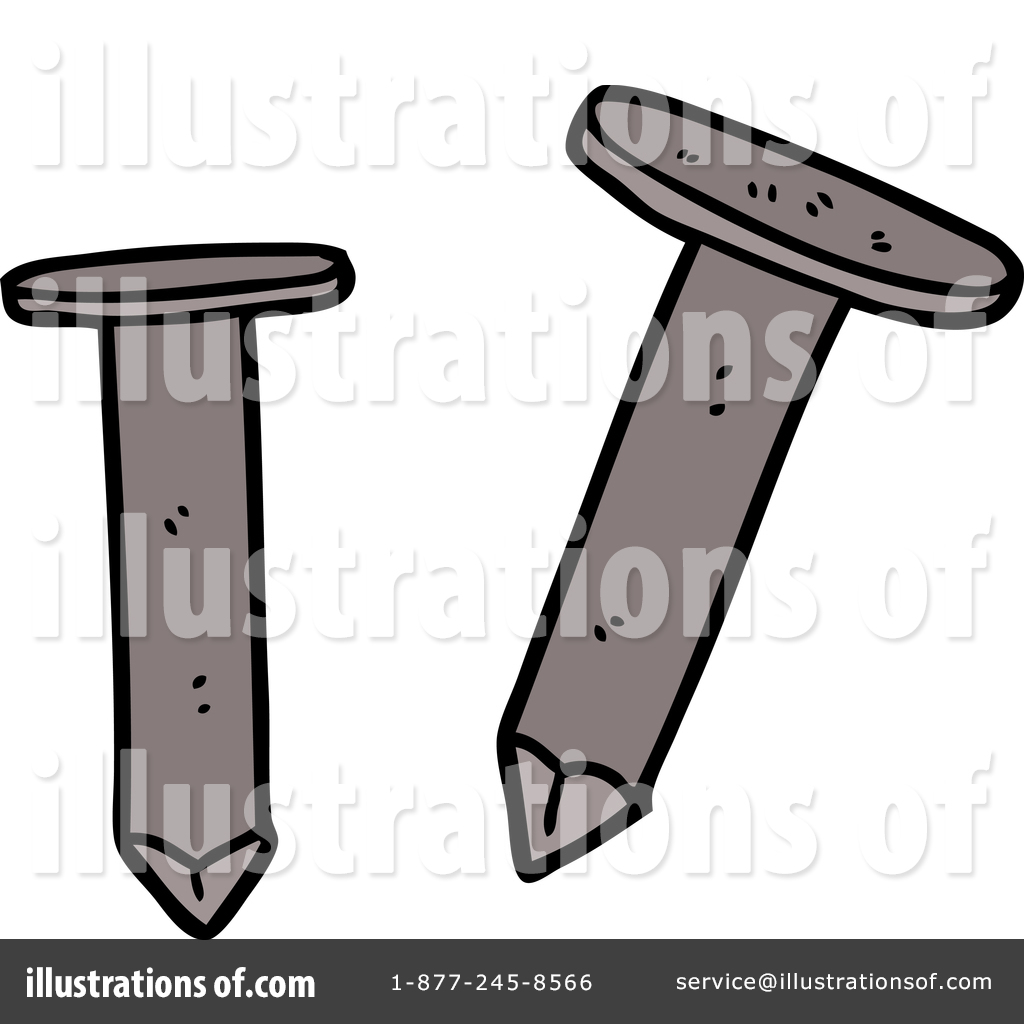 Nails Clipart #1524464 - Illustration by lineartestpilot