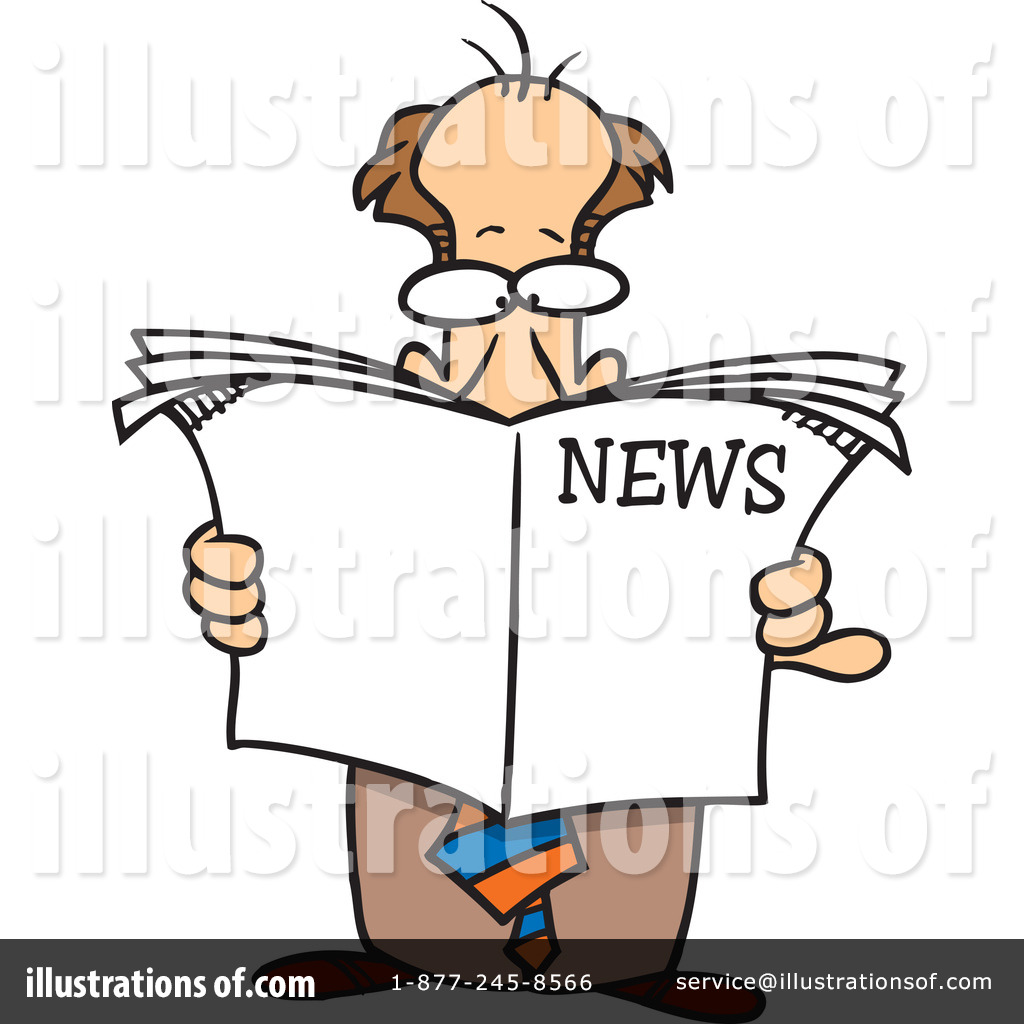 News Clipart #1047455 - Illustration by toonaday